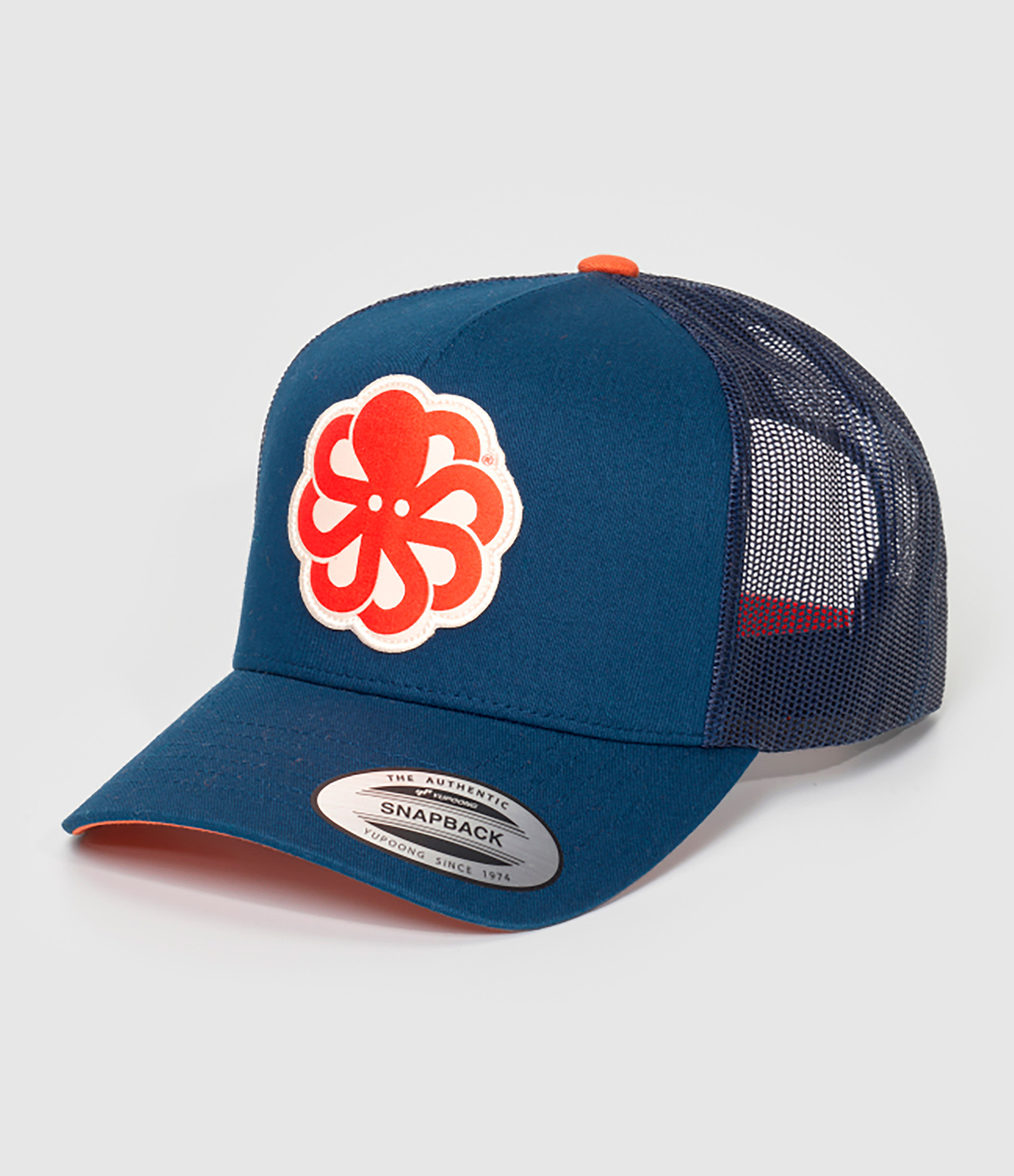 Jonsen Island Casquette Trucker Flower Navy