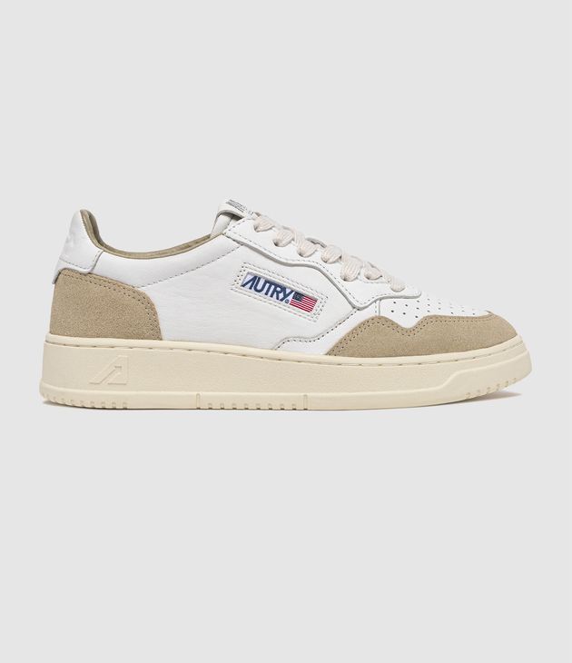 Baskets Medalist Low Femme Goat Suede Wht Sponge