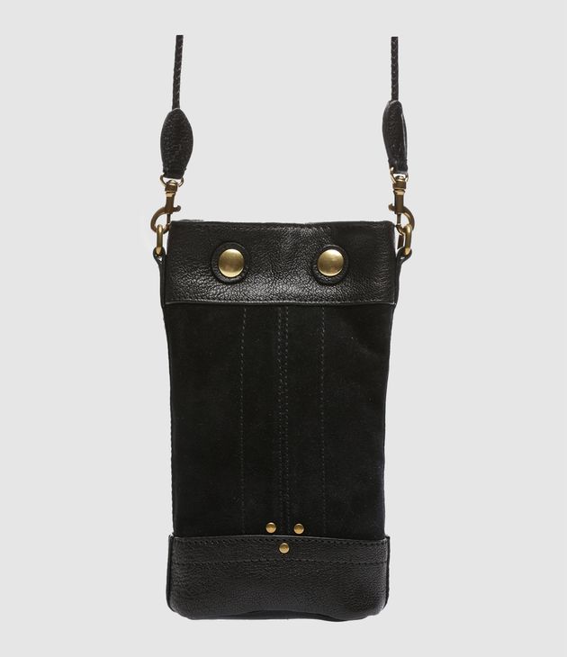 Sac Ben Mini Cuir Suédé Noir