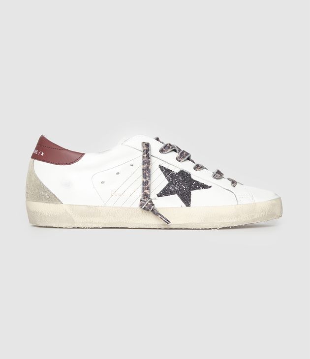 Baskets Super Star Blanc/Antracite/Rouge