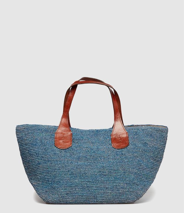 Cabas Tokyo II Raphia Denim