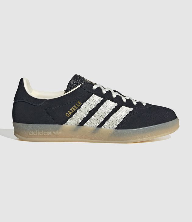 Baskets Gazelle Indoor W Cblack Crewht Gum3
