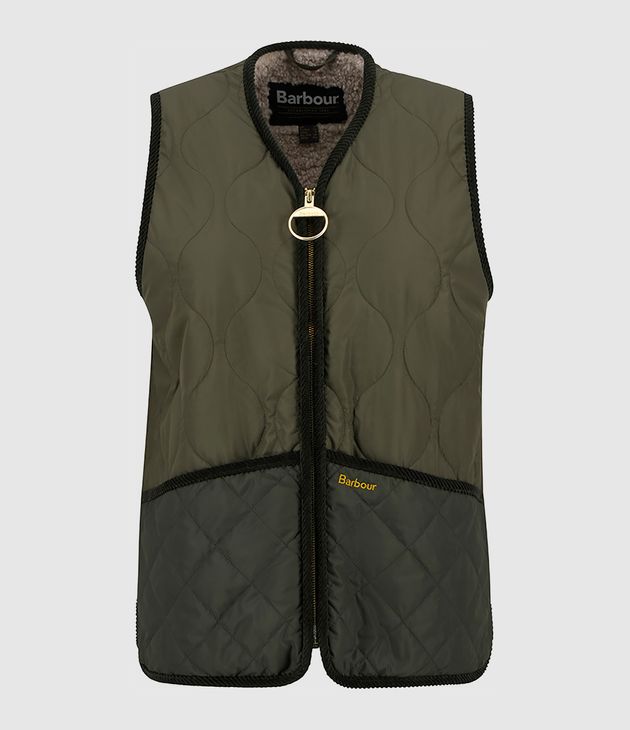 Gilet Klara Fern Leaf Sage Natural