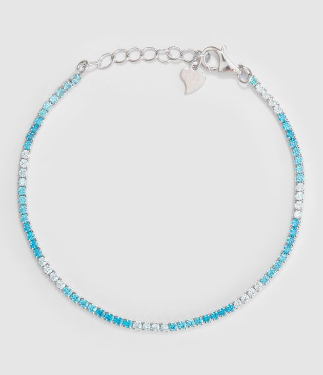 Bracelet Summer Argent Bleu