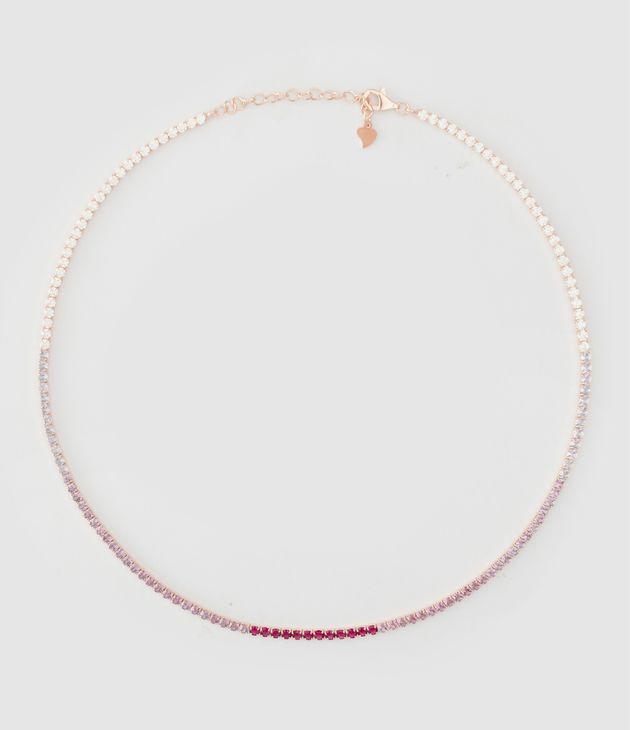 Collier Spicy Argent Rosé Rose