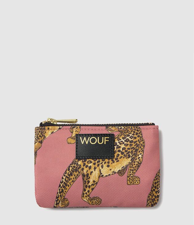 Porte-cartes Blush Léopard