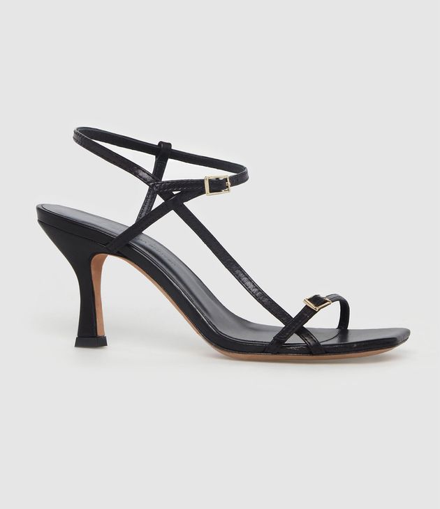 Sandales Sublim Boucle Cuir Lisse Noir